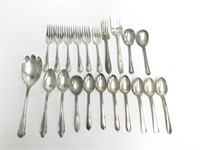 (22) Assorted Pieces of Silver Plate Flatware