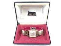Elgin Men's 10k Gold Filled Art Deco Wristwatch