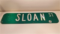 Sloan Street (Retired) sign 24" X 6"