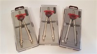 Set of 3 Rotring Centro Compasses