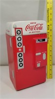 Coca Cola Cookie Jar, has 2 small chips