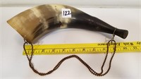 Vintage Horn with hanging chain