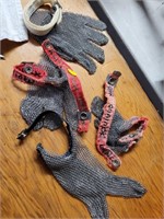 metal meat gloves