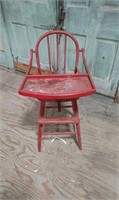 Painted Childs High Chair