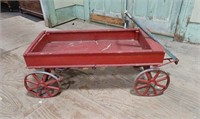 Early Wooden Spoke Wagon
