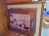 2 pictures in frames