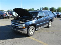 06 Chevrolet Tahoe  Subn BL 8 cyl  4X4; Started