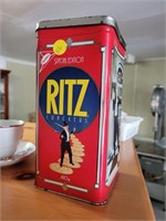 ritz crackers tin with souvenir spoons