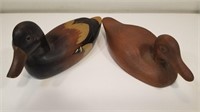 Pair of Wooden Duck Decoys