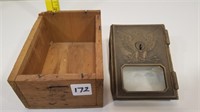 Vintage Post Office box Pat 1895