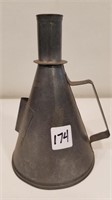 7-1/2" Funnel Candle Holder