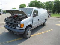 06 Ford E350  Van GY 8 cyl  Started with Jump on