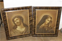 Jesus and Mary Pictures 22x26