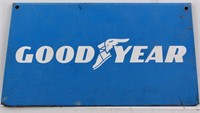 Vintage Blue Goodyear Tire Store Display Sign