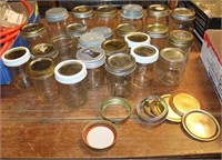 Small Canning Jars (Some Zinc Lids)
