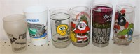 Assort Glassware (Packers, Brewers, Coca Cola...)