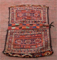 Large Bakhtiari Sumac "khorjin” saddle bag.