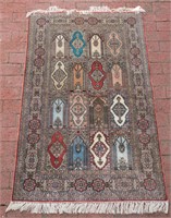 Silk Sino-Persian rug.