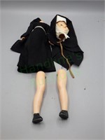 15" Handmade Nun Doll in Carmelite style habit