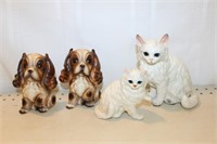 Enesco Dogs and Norleans Cats