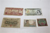 Foreign Money, Japan, Canada, France