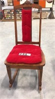 SMALL ROCKING CHAIR WITH CUSHION