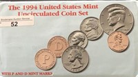 1994-PD US Mint UNC Coin Set