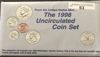 1998-PD US Mint UNC Coin Set