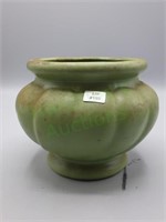Unknown mfg green ceramic pottery bowl
