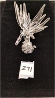 4-1/4" Glass Blown Eagle Figure
