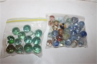 2 Bags of Marbles