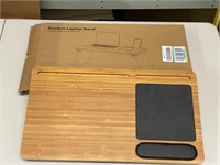 Bamboo Laptop Stand with Mouse