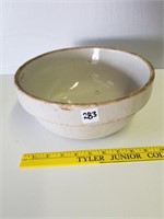 Vintage Pottery Bowl 10 3/4" diameter, 4.5" tall,