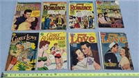 8- Young Love/ Romance Comic Books