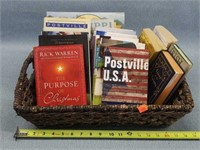 Basket with 19- Books 1-JD History