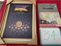 Presidential and State Quarters Displays