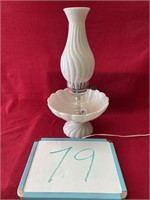 Milk Glass Lamp