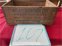 Atlas Powder Wooden Crate