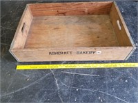 Antique "Ashcraft Bakery" Crate 30" x 20" x 5.5"