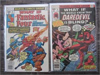 1977 WHAT IF #6 #8 Fantastic Four Daredevil Comcs