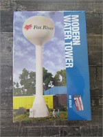 Cornerstone Modern Water Tower HO Scale Model Set