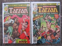 1977 Tarzan #2-3 Comic Books Marvel Lord of Jungle