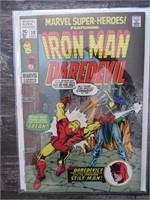 1970 Marvel Super Heroes #28 Iron Man Daredevil