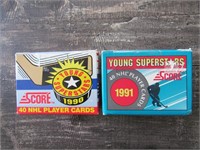 1990 & 1991 Score Young Superstars NHL Hockey Sets