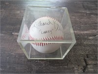 Signed Baseball Richard Kline Threes Company Star