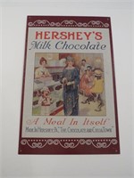 Metal Sign Hershey's Milk Chocolate 10" x 16" Size