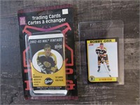 2002-03 UD Vintage Hockey Unopened Pack & Orr Card