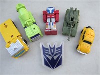 Transformers Lot 5 Action Figures & Crest Premiums