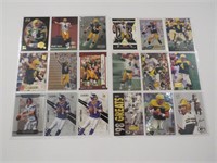 Lot of 18 BRETT FAVRE NFL Football Cards Packers