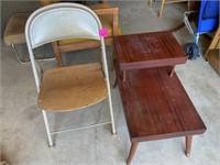 Folding Chair & End Table